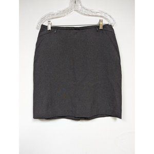 New York and Company Gray Modest Skirt Size 8 Pencil